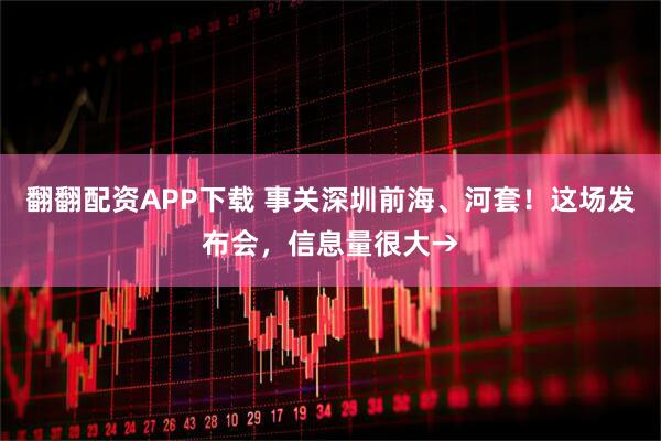 翻翻配资APP下载 事关深圳前海、河套！这场发布会，信息量很大→