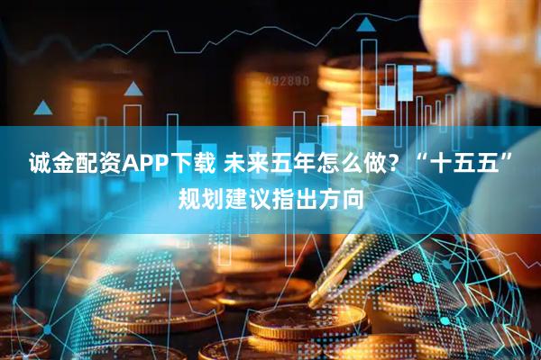诚金配资APP下载 未来五年怎么做？“十五五”规划建议指出方向